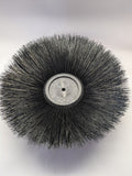 sweeper / side brush - 16mm shaft fit - 42 cm wide brush - 18cm top shoulder