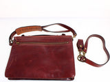 CORDIZ Brown Leather Hand Bag Made in France Satchel Style