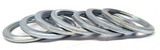 Deligo LR112 Pack of 50 Galvanised Milled Edge Lock Rings 1.5 inch