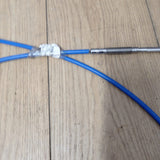 Push Pull Cable 3. metres long. 75mm travel 1/4"" & 10/32"" rod end