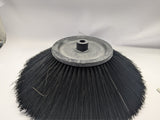 sweeper / side brush - 16mm shaft fit - 42 cm wide brush - 18cm top shoulder