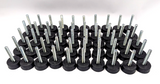 Screw-On Rubber Feet - M6 - 50mm Thread Length - 38 x 12 rubber foot