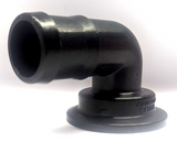 Banjo 90 Degree Hose Fitting Adapter 2" Flange X 1-1/2" Hose Barb - M200150BRB90