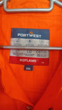 Portwest  Bizflame  Jacket Flame Resistant Size XXL Orange