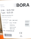 Bora Plinth Fan -  BORA Classic and Professional - ULS 25 ULS-102 -