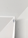 Vent Grill - Square Face Slat - RS PRO White Aluminium  - 445 mm 36.2mm