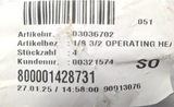 Norgren Push Button Pneumatic Manual Control Valve 03 Series - G G 1 / 8 - III B