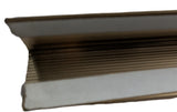Trimold Rose Gold Aluminum Corner Guard - Peel and stick - 130cmx1.8cm (Pack 3)