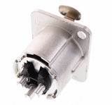Female XLR Chassis Socket Neutrik NC3FD LX  Nickel 3 Pin Panel Mount Connector r