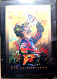 Displate Daniel Ricciardo - F1 - with Wood Effect edge - Some damage