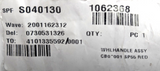 SAMSONITE REPLACEMENT WHLHANDLE ASSY CBO-001 SP55 RED