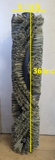cylindrical Brush 36" x 8" - Poly wedge style - Tennant style