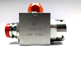 Standard Staple Ball Valve -male fixed Female - ASAV31F-24 - Manuli Hydrolics
