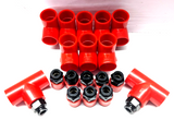 Capillary Tee ABS 25mm / 10mm - Plimat - 10 Pack