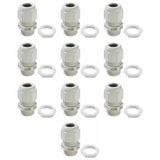 Cable Gland White M20 Sprint Clamping Range 7 -14mm Wiska  Pack of 10
