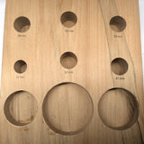 Steel Doming Punch and Die Set  -6 Dapping Punches - 3 Double-Sided Dies