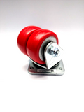 Heavy Duty Dual Wheel Caster - C145S - HPU8035C - twin