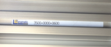 Rodess cylinder with external carriage - bore 50mm stroke 600mm Cushioning 40mm