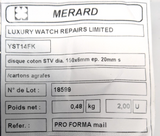 Merard Polishing Disc STV Cream Ø 150 X 6 Mm Cardboard Core