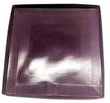Purple Cooking Tray 9 1/2 " -  240mm square 15mm high - Merrychef style