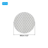 Reflective Stickers Round Reflective Sticker Silver ( Pack of 50 )