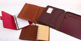 Leather Filofax plus others covers note book Case Bag