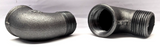 90° Elbow female x male thread - Profec Nr. 92  -  from black cast iron - 10pack
