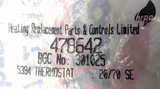 Dometic Thermostat HRPC 5394 - 478642 - Vokera boiler