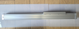 Rodess cylinder with external carriage - bore 50mm stroke 600mm Cushioning 40mm