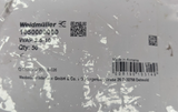 Weidmüller 10500000000 W Series End Cover for Use with DIN Rail Terminal Blocks