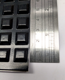 self adhesive rubber feet - bumper - 1cm x 1cm - 2 x 200 feet / bumper
