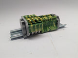 ground terminal blocks on DIN rail - PN009049 TERMINAL ASSY GALAXY EARTH - QTY 3