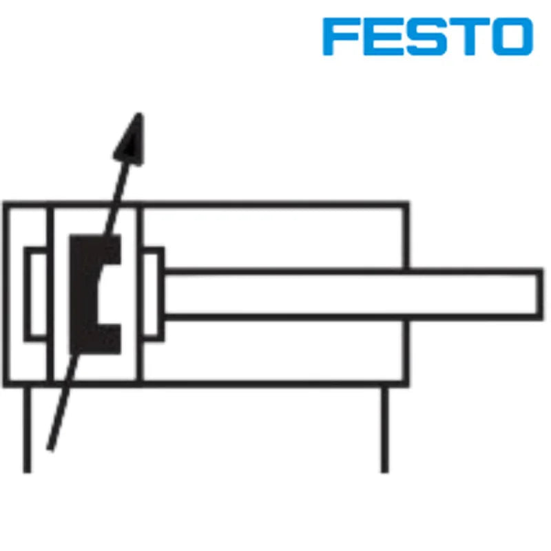 Original FESTO 1376661 DSBC-40-125-PPVA-N3 Standard Pneumatic Cylinder  Stroke Adjustable Pneumatic Cushion Air Actuator