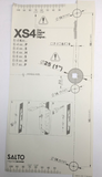 Electronic Door Handle - Smart - Salto XS4 One S - EM850U00DBB49H