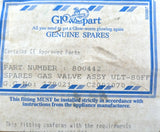 Glow Worm Gas Control Valve for Ultimate 70-120FF  &  Complheat - 800442
