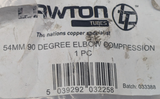 54mm Compression 90 Degree Elbow - Lawton
