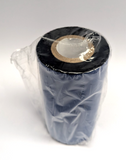110mm x 300m (Minimum)   Black Wax Ribbon - 25mm Core - Thermal Transfer Printer
