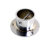 Rope Cup Ends 38mm Polished Chrome Finish for Decking Solid Brass Inc Fixings