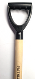 Faithfull Ash PYD Spade Handle 710mm 28in Straight Taper D Grip FSC New FAI