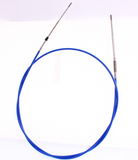 Push Pull Cable 3. metres long. 75mm travel 1/4"" & 10/32"" rod end