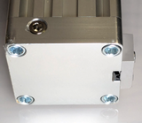 Rodess cylinder with external carriage - bore 50mm stroke 600mm Cushioning 40mm