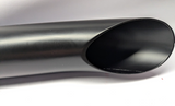 Exhaust Muffler Out Turn Chopper for Custom Bike Cafe Racer black