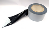 80 Micron White on Black Low Tack Protection Tape 70MM X 100M