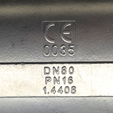 Full Bore Ball Valve PTFE Seat 316L 3" - STAINLESS STEEL