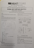 Heatstore 6kW Warm Air Curtain White - HSAC6000XN-04