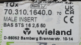 Wieland 70.310.1640.0 revos BASIC 500V 16 Pin +PE revos BASIC 500V Insert (10PK)