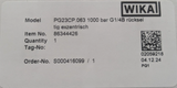 Bourdon Tube Pressure Gauge - Wika PG23CP.063 1000 Bar G1 / 4B - Stainless steel