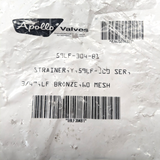 Bronze Wye Strainer with 60 Mesh Screen - Apollo Valves 59LF304B1  3/4 Inch Size