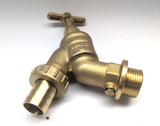 3 / 4 " brass Hose Union Bib Tap with an integrated double check valve