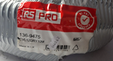 RS PRO Dark Grey Polyvinyl Chloride Reinforced Flexible Ducting 10 m 32 mm ID